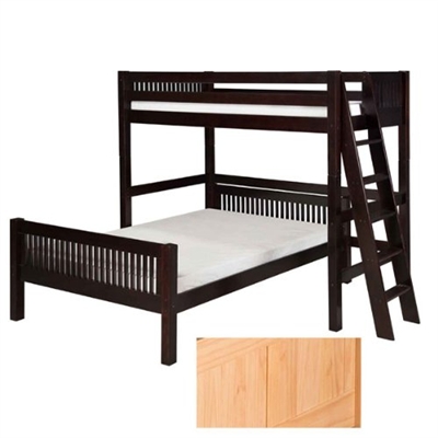 Camaflexi Twin over Full Loft Bed - Natural Finish - Planet Bunk Bed