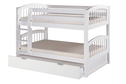 Camaflexi Low Bunk Bed with Trundle