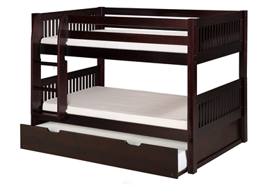 Camaflexi Low Bunk Bed with Trundle