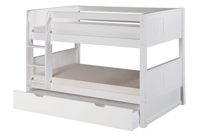 Camaflexi Low Bunk Bed with Trundle