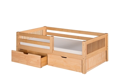 Camaflexi Day Bed with Front Guard Rail with Drawers