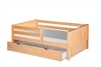 Camaflexi Day Bed with Front Guard Rail with Trundle