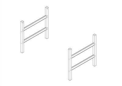 Camaflexi High Loft Bed Conversion Kit