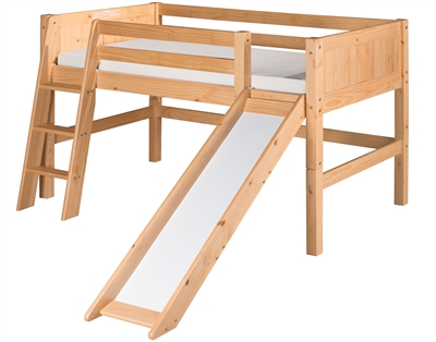 Camaflexi Low Loft Bed With Slide