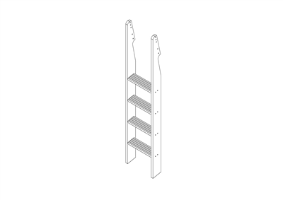 Camaflexi Angle Ladder for Bunk Bed