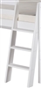 Angle Ladder for Low Loft Bed - White Finish