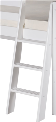 Angle Ladder for Low Loft Bed - White Finish