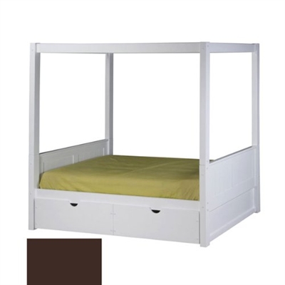 Camaflexi Canopy Bed with Drawers