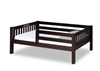 Expanditure Day Bed with Guard Rail - Mission Style - Cappuccino