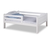 Expanditure Day Bed with Guard Rail - Panel Style - White