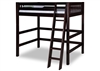 Expanditure High Loft Bed - Twin - Mission - Cappuccino