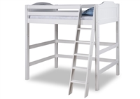 Expanditure High Loft Bed - Twin - Panel Style - White