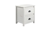 Hampton Solid Wood Nightstand - Coastal White Finish