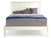 Marseille Full Size Platform Bed - White Finish