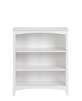 Shaker Style Bookcase - 36"H - White Finish