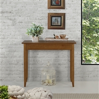 Shaker Style Console Table - Cherry Finish