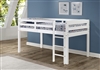 Tribeca Twin Size Junior Loft Bed - White Finish