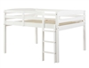 Tribeca Full Size Junior Loft Bed - White Finish