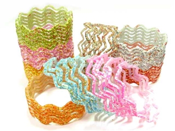 Zig Zag Bangle Kit 54 Glass Indian Bollywood Belly Dance Bracelets