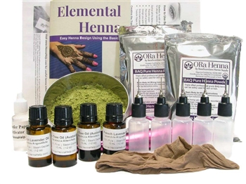 Everything you need to start your henna business. This henna kit is specially designed to give you all the henna basics you need, while not making a large investment.