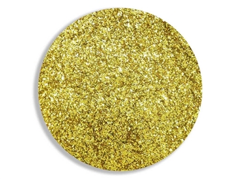 Yellow gold super fine cosmetic grade body glitter for henna paste.
