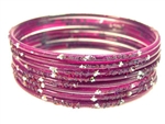 Purple Indian GLASS Bracelets Build-A-Bangle S 2.6