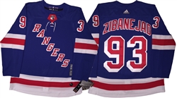 Adidas Adizero Authentic New York Rangers #93 Zibanejad Jersey