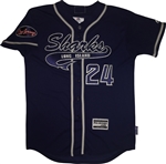 Pro Style Long Island Sharks Majestic Cool Base Jersey