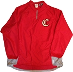 Majestic Chiefs  Pro Style 1/4 Zip Convertible CoolBase Gamer Jacket