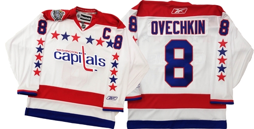 Official Reebok Washington Capitals #8 Ovechkin Winter Classic Jersey