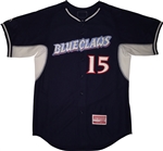 Authentic Bellport Blue Claws Majestic Cool Base Jersey