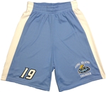 Long Island Thunder Wicking Mesh Carolina Blue Game Shorts Adult