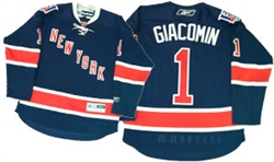 Official Reebok Premier New York Rangers #1 Eddie Giacomin Heritage Jersey