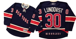 Official Reebok Premier New York Rangers #30 Lundqvist Heritage Jersey