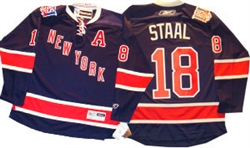 Official Reebok Premier New York Rangers #18 Staal Heritage Jersey