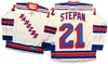 Official Reebok Premier New York Rangers #21 Derek Stepan Away White Jersey