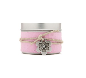 Small Tin Purity Soy Candle Rose Geranium