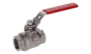 Titan - 304 Stainless Steel 1000 WOG 2-Piece Ball Valve