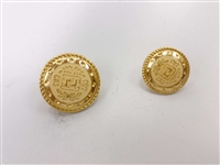 Blazer Button 114 - 2 Sizes (Golden Shiny Finish) - in Pack