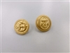 Blazer Button 134 - 2 Sizes (Golden Anchor Matt Finish) - in Pack