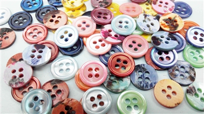 color pearl shirt buttons