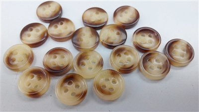 Brown Horn Shirt Buttons