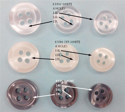 Popular Pearlike Shirt Buttons