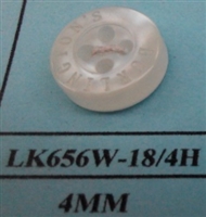 Logo Engraved Polyester Shirt Buttons - LK656W