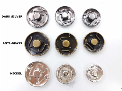 metal snap buttons