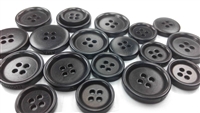 navy blue corozo suit buttons