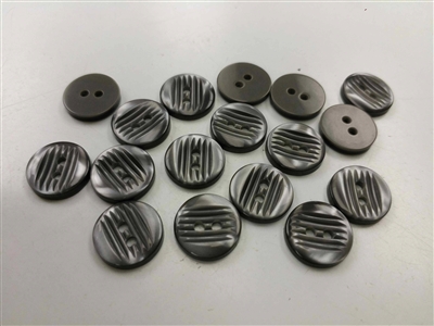 Smoke Strip Pattern Shirt Buttons