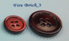Fire Brick Pearl Suit Buttons