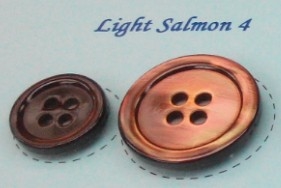 Light Salmon Pearl Suit Buttons