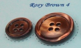 Rosy Brown Pearl Suit Buttons